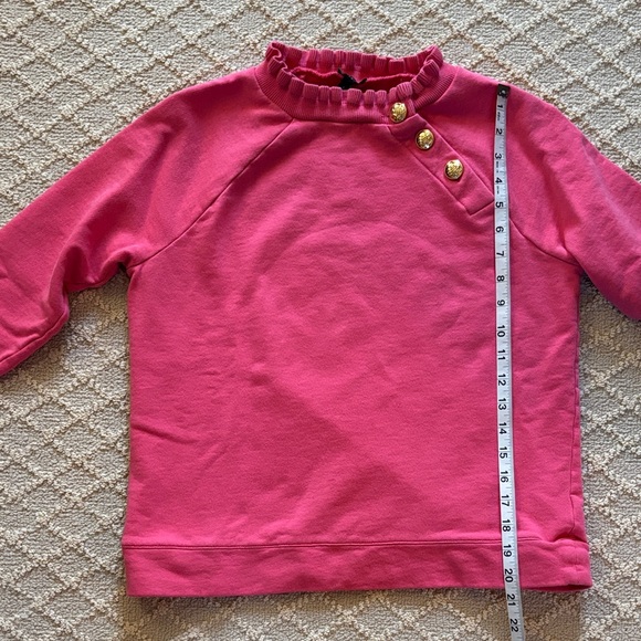 Talbots Pink Ruffled Sweatshirt - Picture 6 of 10
